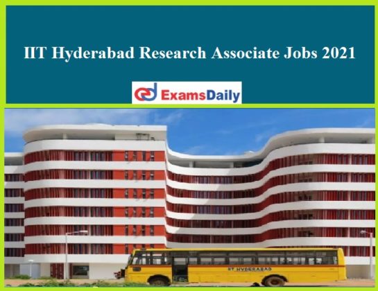 research associate jobs hyderabad