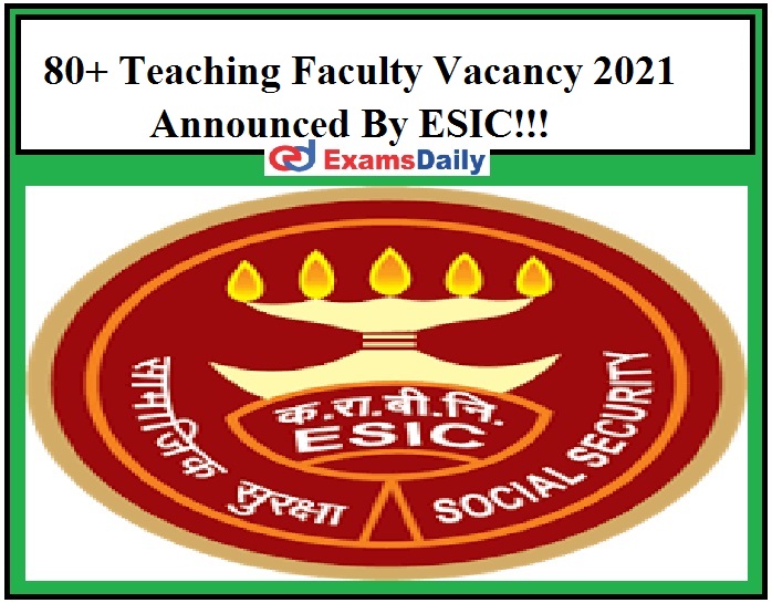 80+ Assistant Professor Vacancy 2021 Announced By ECIS Rajasthan!!!