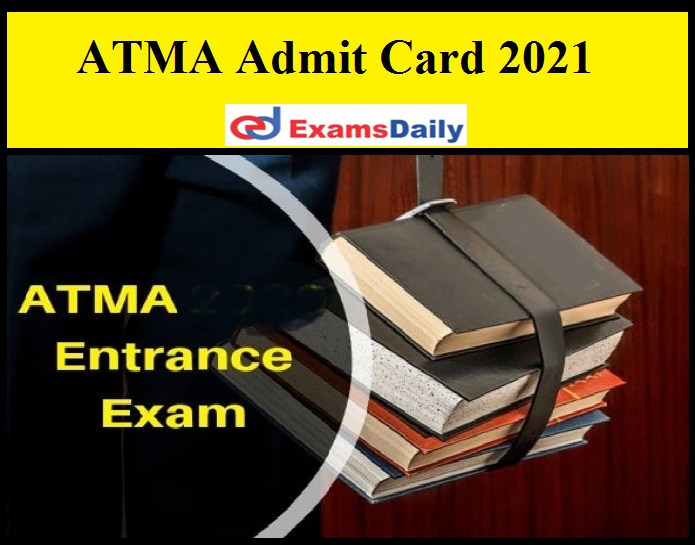 ATMA Admit Card 2021