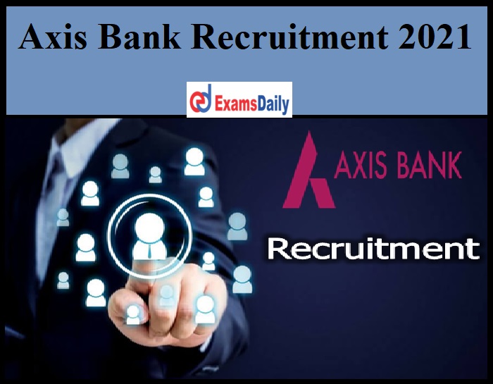 Hiring Assistant Manager Posts At Axis Bank 