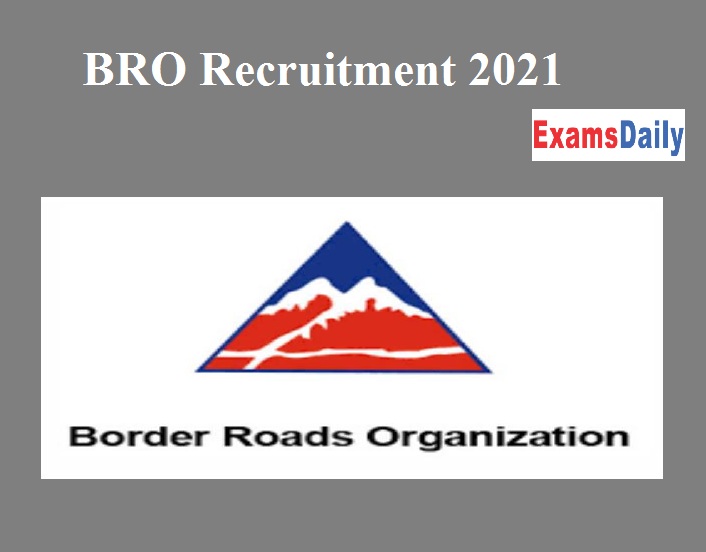 BRO Consultant Recruitment 2021