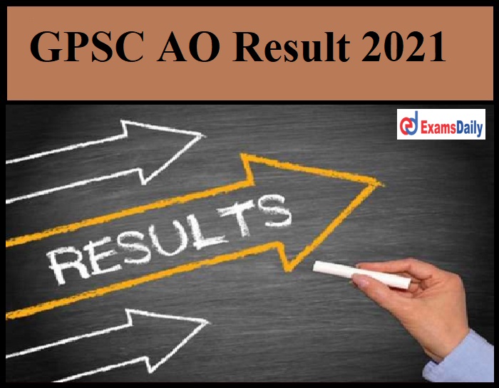 GPSC Account Officer Result 2021