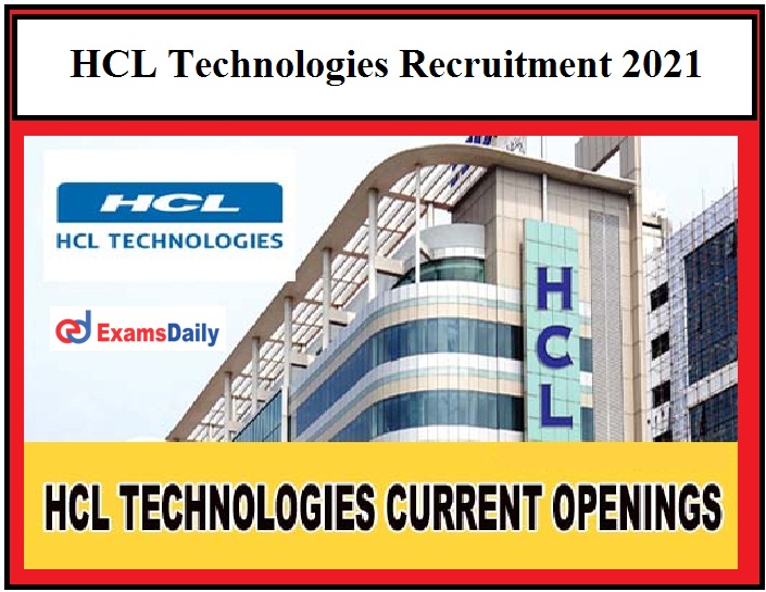 IT JobsHCL Technologies announces Fresh Vacancies, Hiring Candidates as Associate-MPE!!!