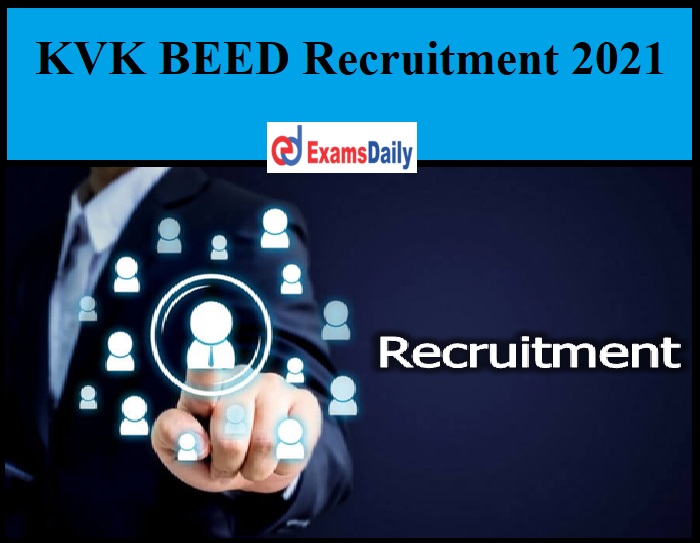KVK BEED Recruitment 2021