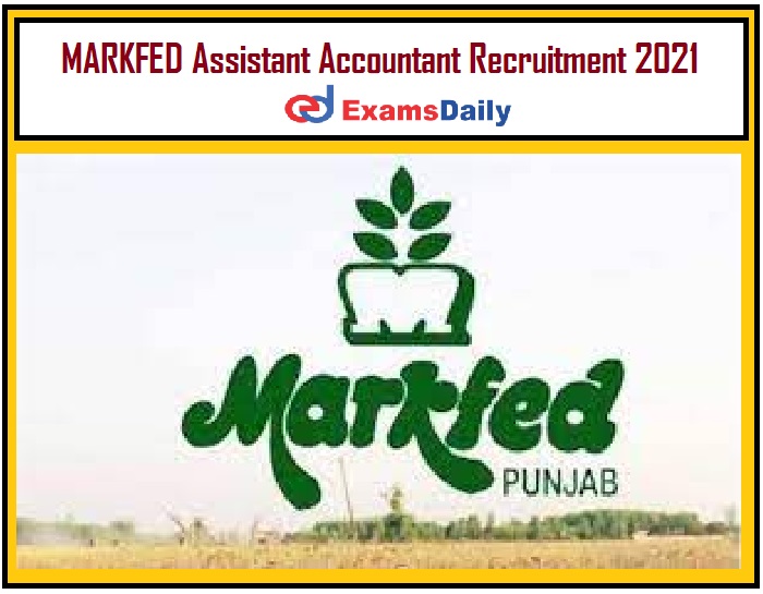 MARKFED Assistant Accountant Recruitment 2021 – Apply Online Link will be Expired Soon!!!