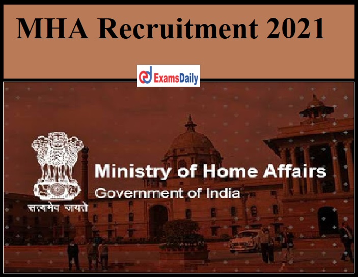 MHA Technical Assistant Recruitment 2021