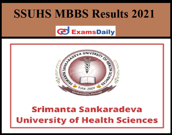 SSUHS MBBS Results 2021
