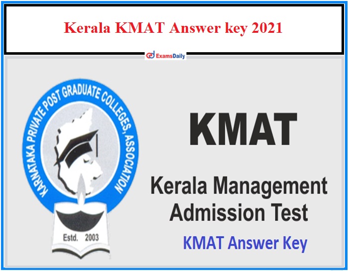 kerala kmat answer key 2021
