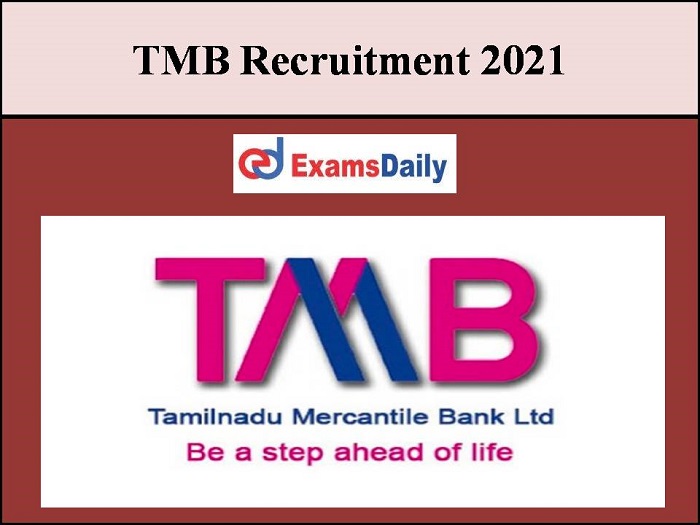 tmb recruitment 2021
