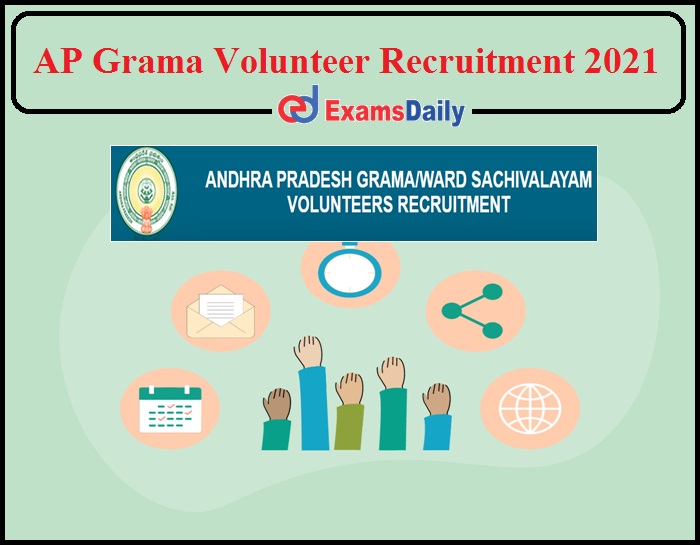 290+ Volunteer Vacancies in Andhra Pradesh Announced- Apply Online Now!!!