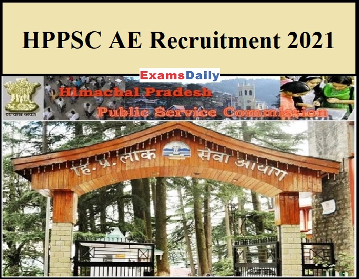 HPPSC AE Recruitment 2021