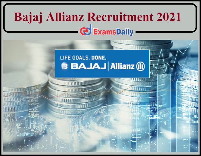 Job Vacancies in Bajaj Allianz General Insurance Company- Apply Online Now!!