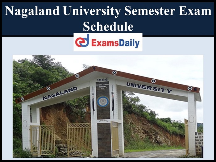 Nagaland University LLB Semester Date Sheet Released