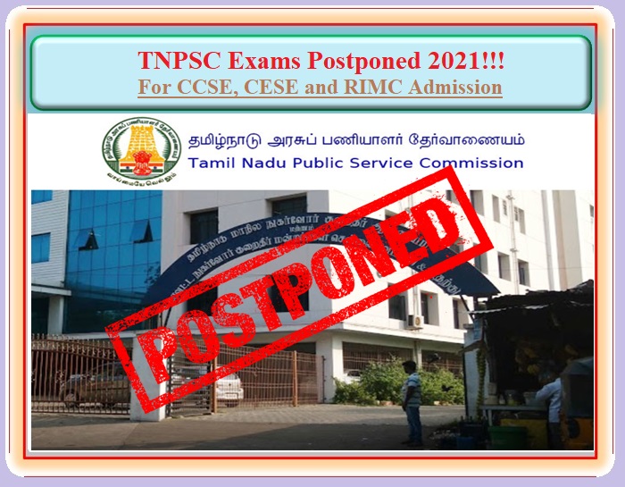 TNPSC Exams Postponed 2021