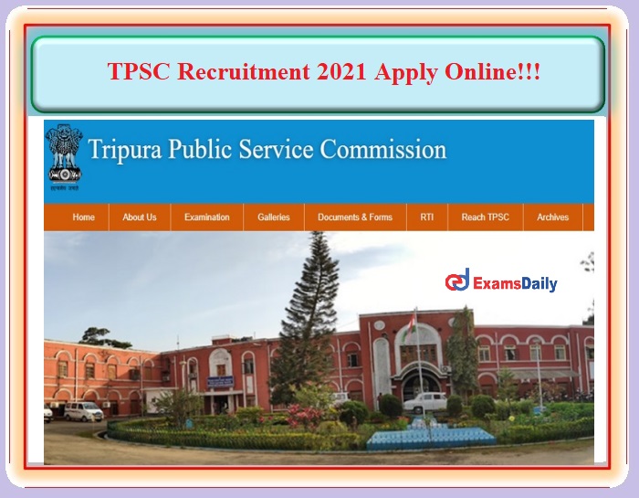 TPSC Recruitment 2021 Apply Online Portal Streaming Currently For 150+ JMO and GDMO Posts!!! Interview Only