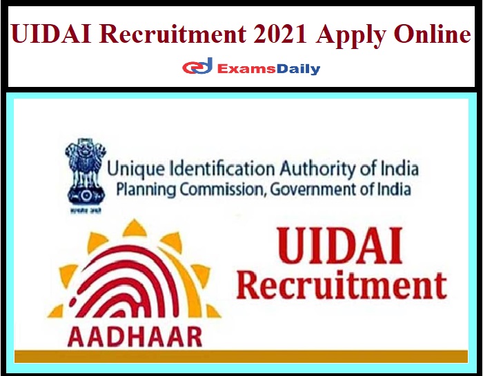 UIDAI Apply Online 2021 Portal has been cancelled within Couple of Days!!!