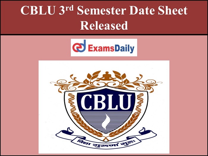 cblu date sheet