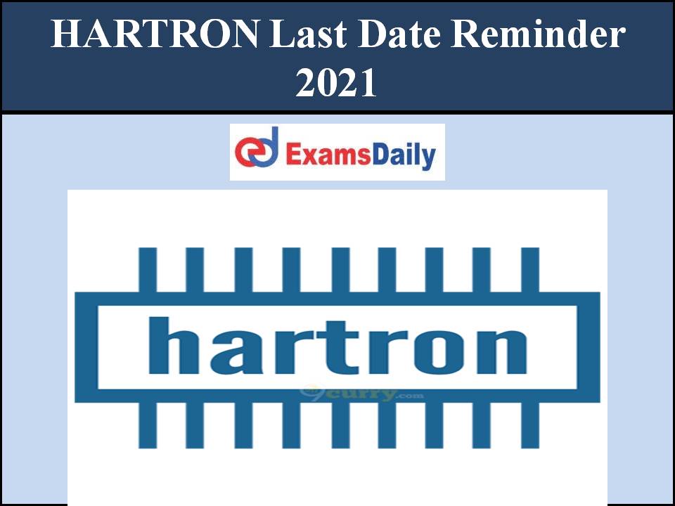 hartron last date reminder