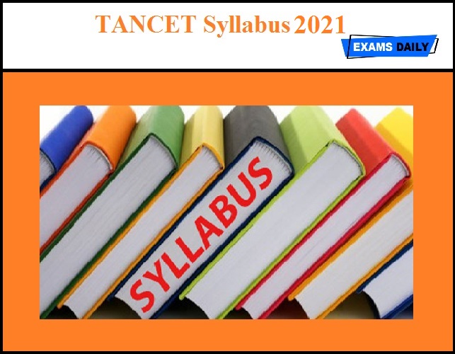 TANCET-Syllabus-2020