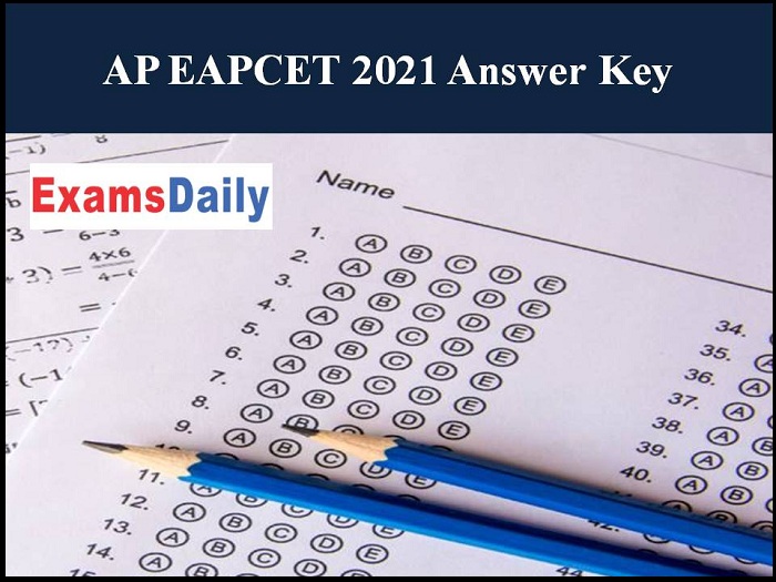 AP EAPCET 2021 Answer Key