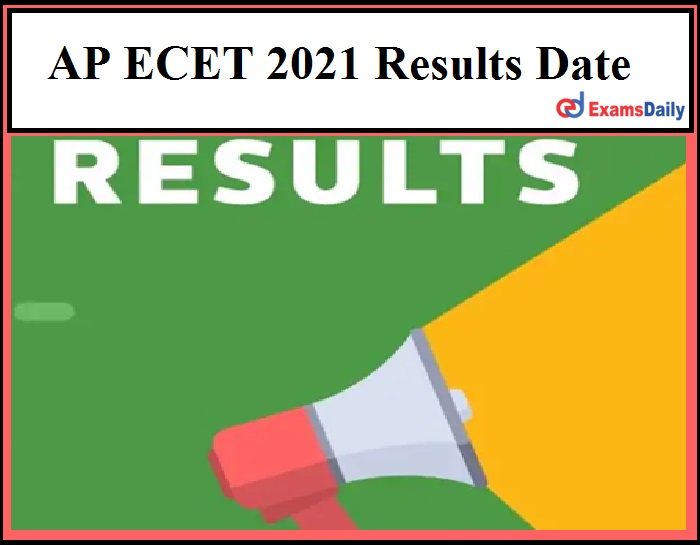 AP ECET 2021 Results Date