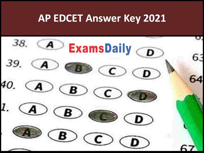 AP EDCET Answer Key 2021