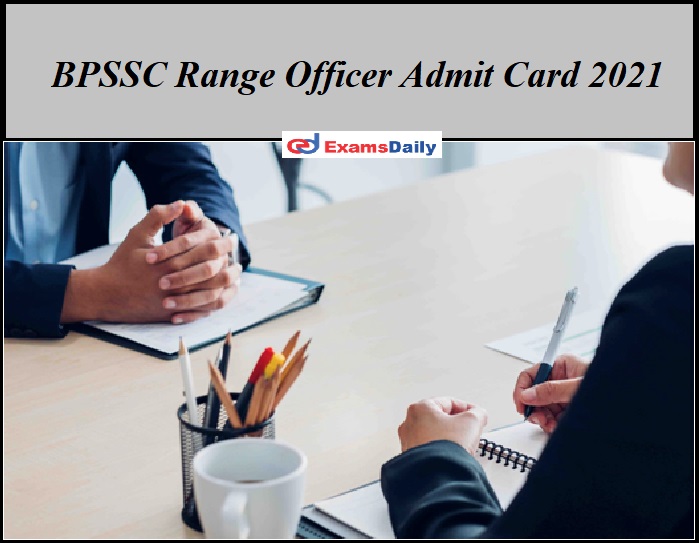 BPSSC Range Officer Admit Card 2021