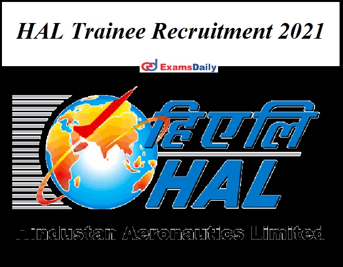 HAL Trainee Recruitment 2021