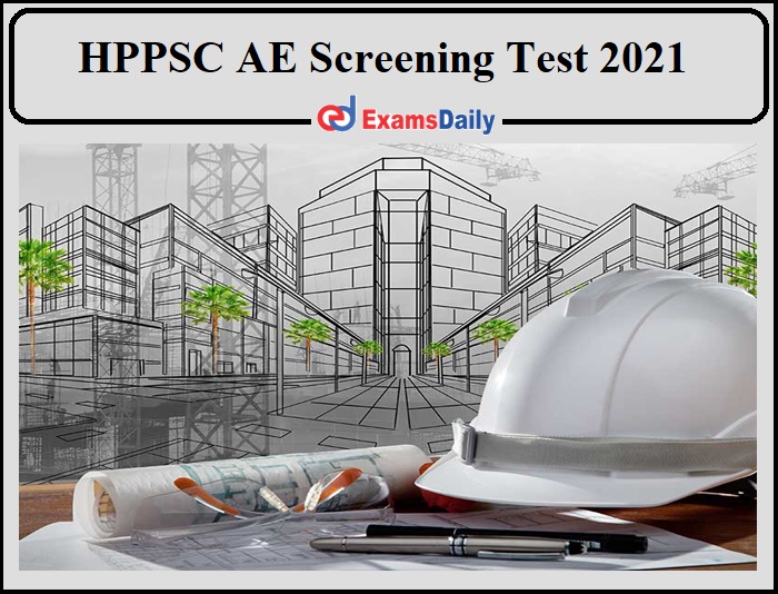 HPPSC Assistant Engineer Screening Test