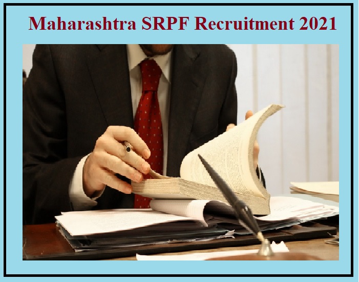 Maharashtra SRPF Recruitment 2021