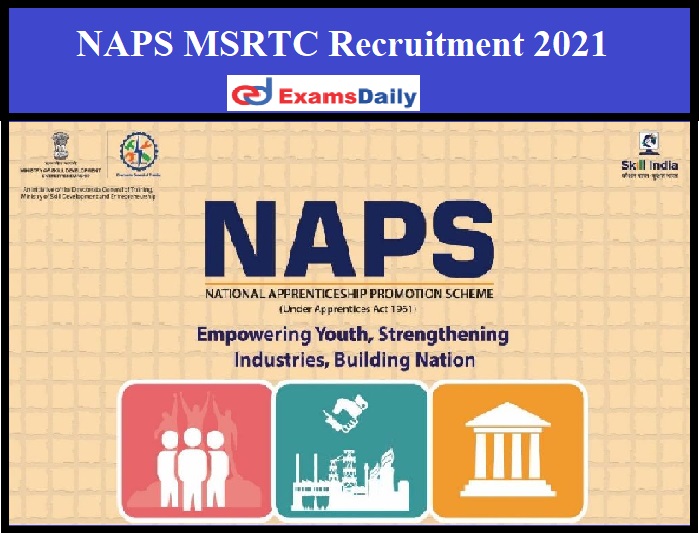 NAPS MSRTC Recruitment 2021