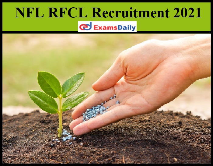 NFL RFCL Recruitment 2021
