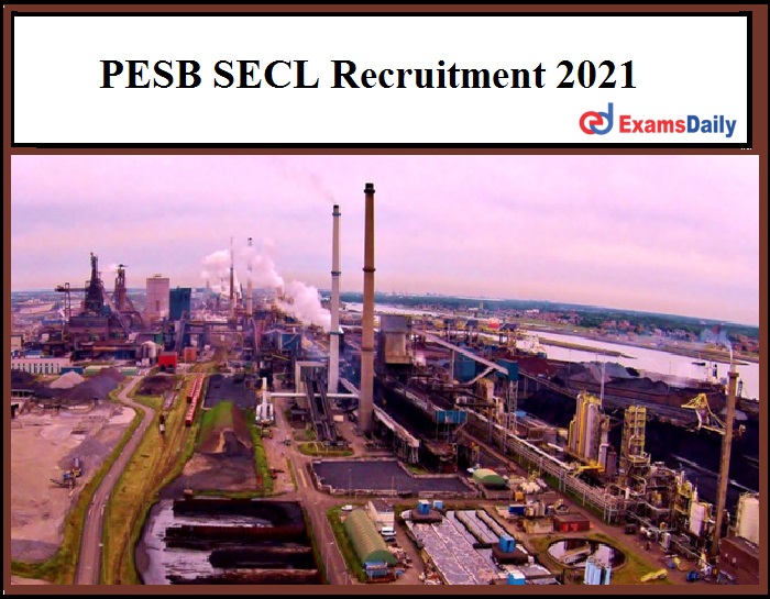 PESB Released SECL Recruitment 2021