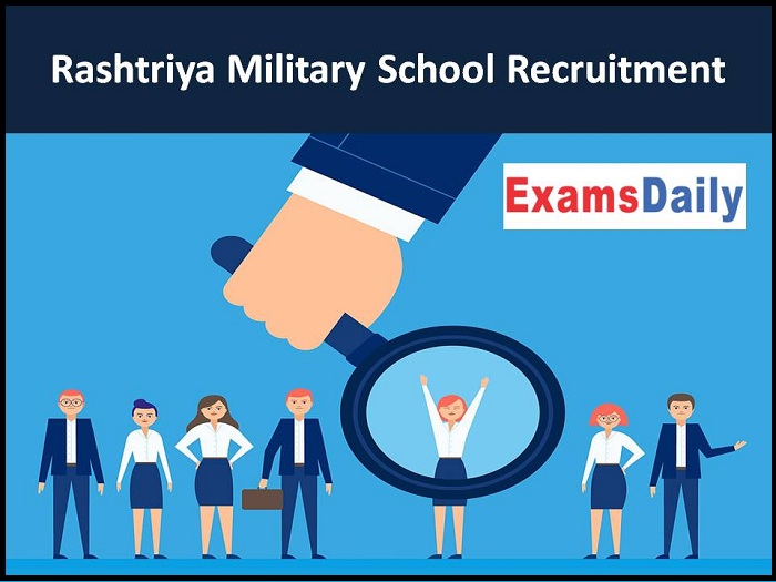 Rashtriya Military School Recruitment 2021