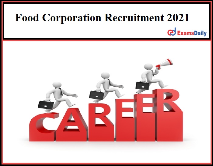 Food Corporation Punjab Recruitment 2021