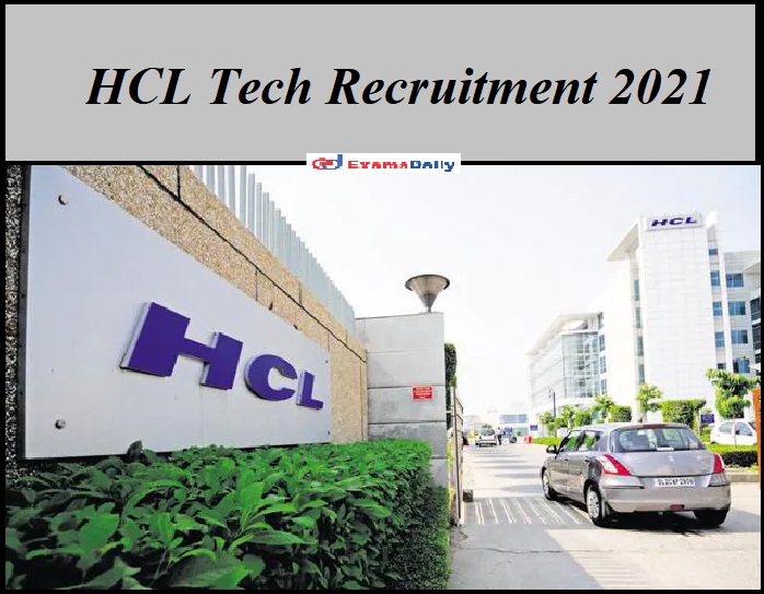 HCL Tech Recruitment 2021