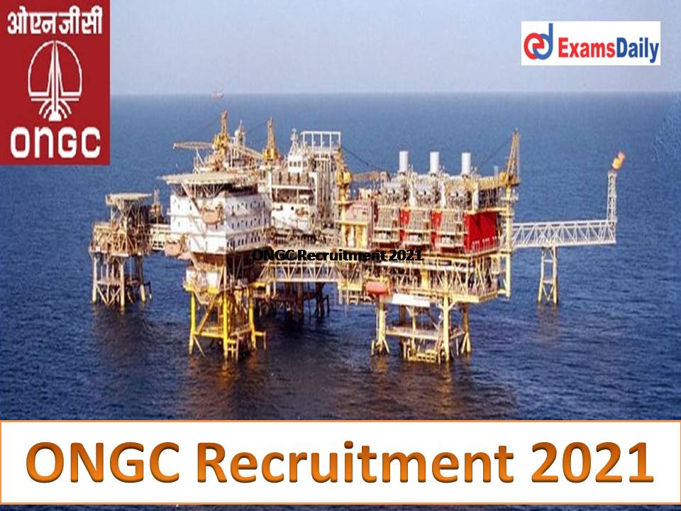 NO Exam Central Govt Jobs @ ONGC Application Form Download Soon Fees Not Required!!!