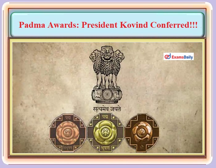 Padma Awards 2021 – PV Sindhu Awarded Padma Bhushan - President Kovind Conferred!!!