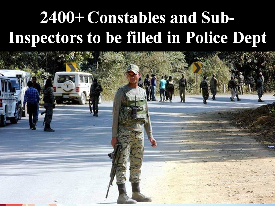 2400+ Constables and Sub-Inspectors to be filled