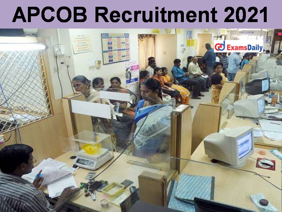 APCOB Recruitment 2021