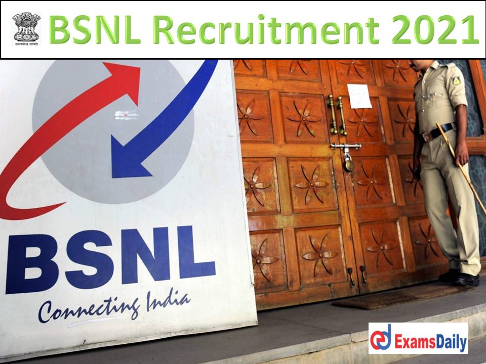 BSNL Recruitment 2021 Released by NATS - Graduate Diploma Qualification is Enough NO APPLICATION FEES!!!