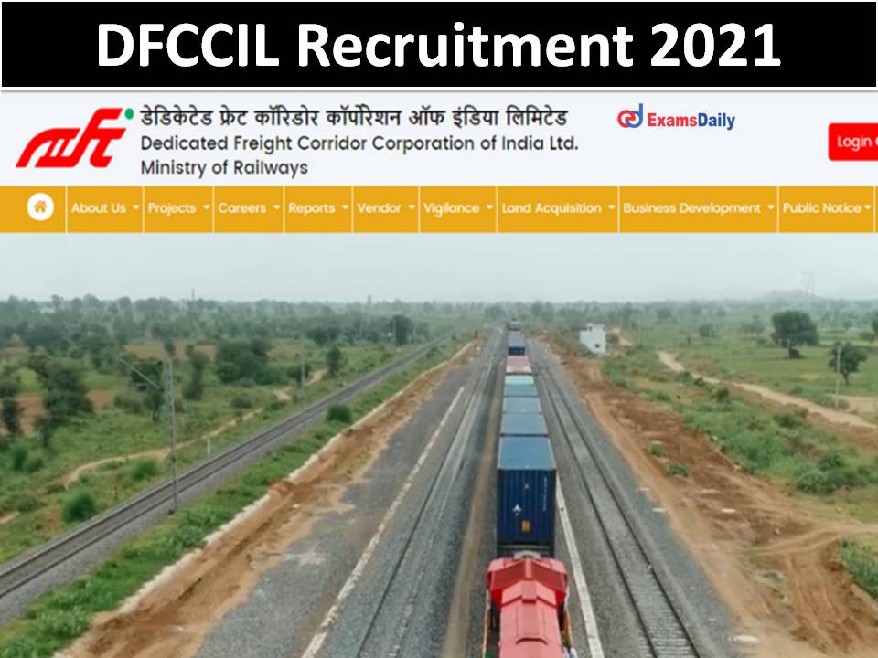 DFCCIL Recruitment 2021