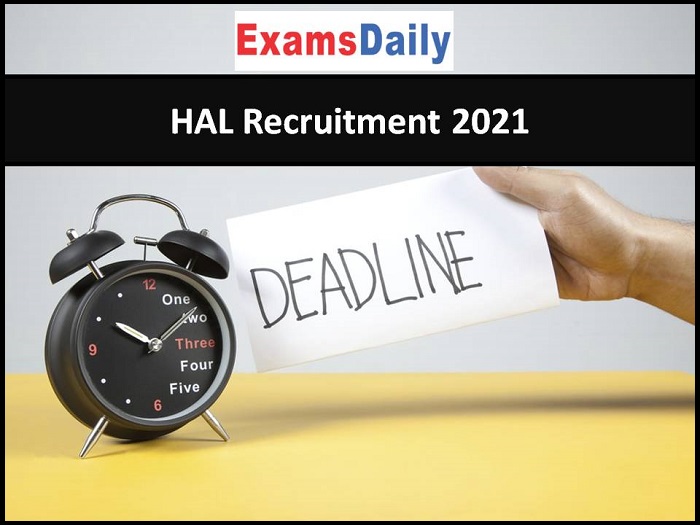 HAL Recruitment 2021
