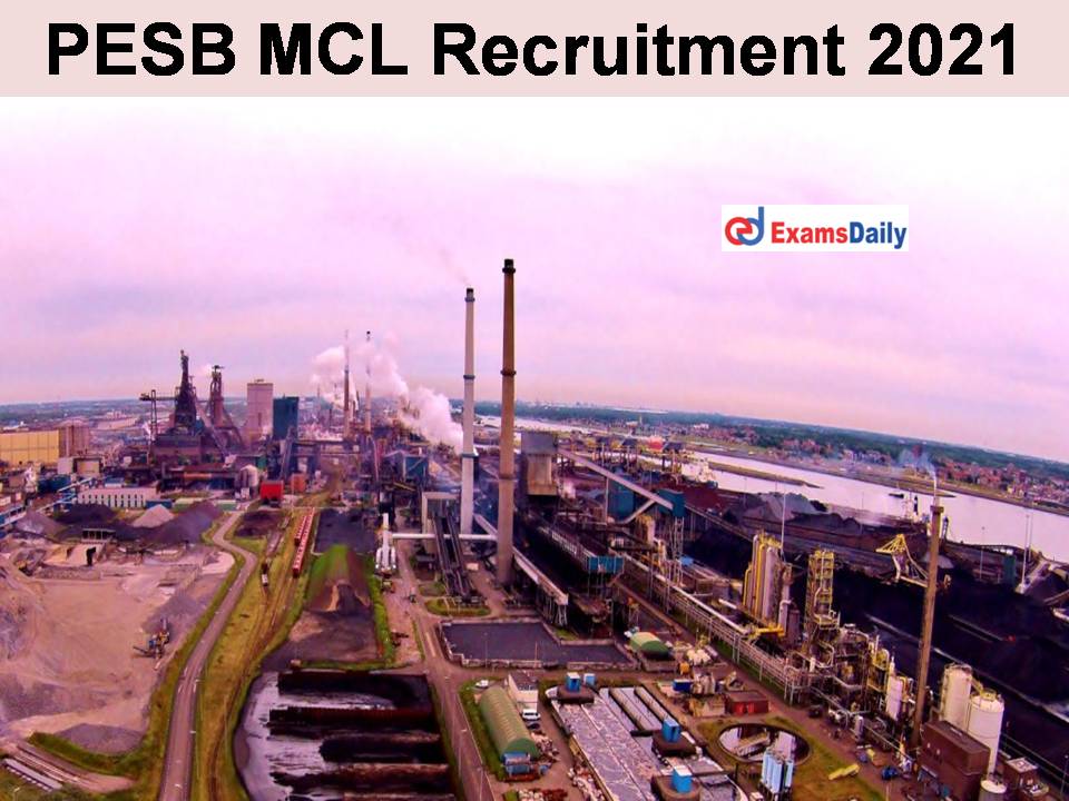 PESB MCL Recruitment 2021