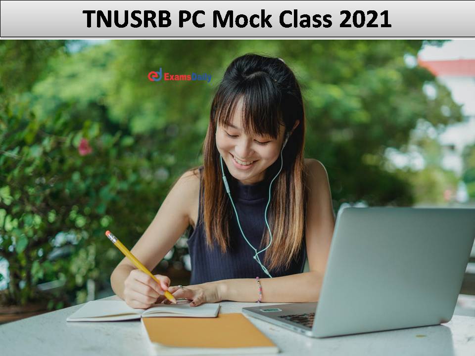 TNUSRB PC Mock Class 2021