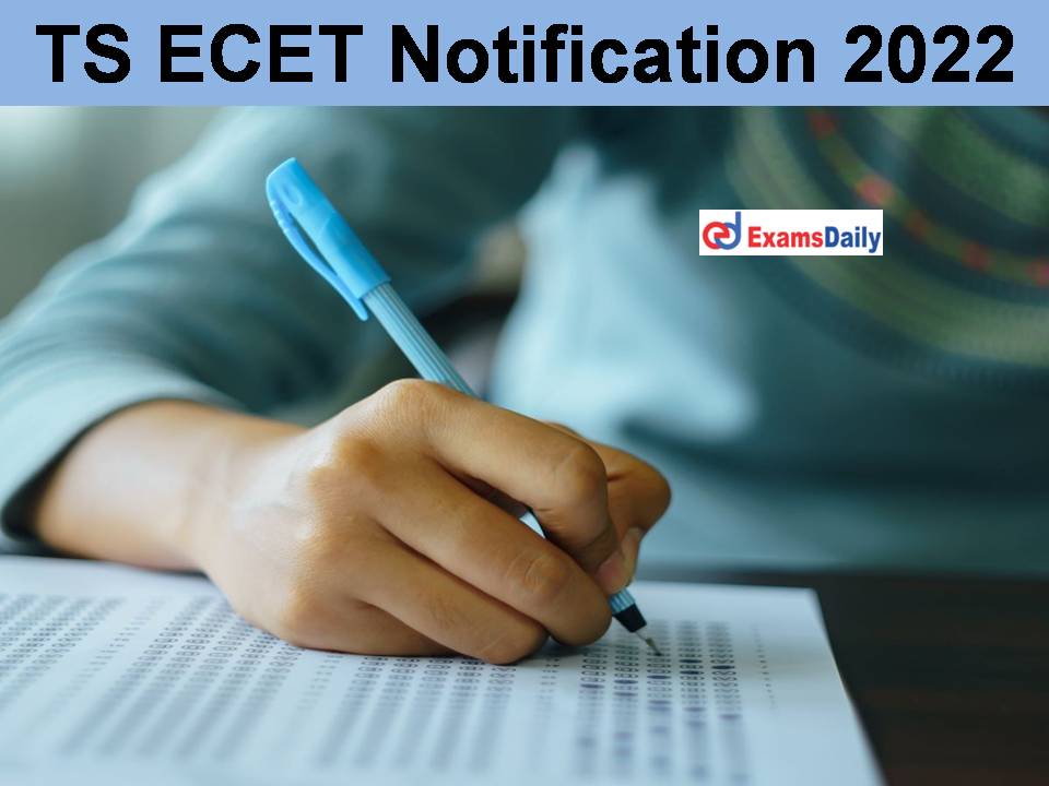 TS ECET Notification 2022