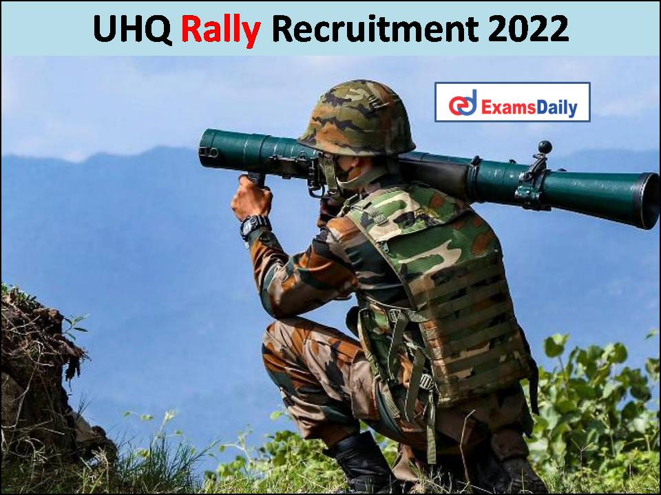 UHQ Rally Recruitment 2022