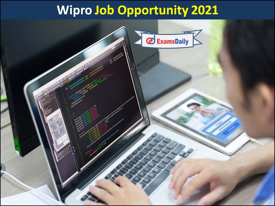Wipro Job Opportunity 2021 Available