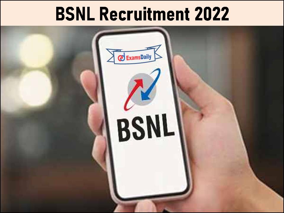 BSNL Recruitment 2022 NATS
