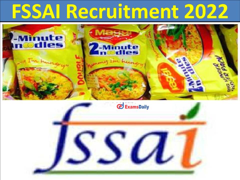 FSSAI Recruitment 2022